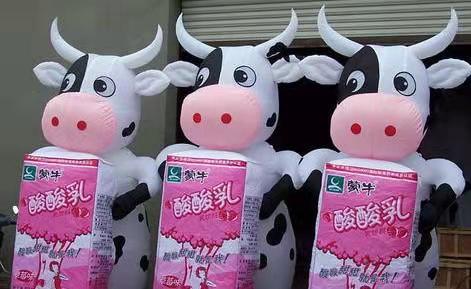 长阳牛奶包装广告气模